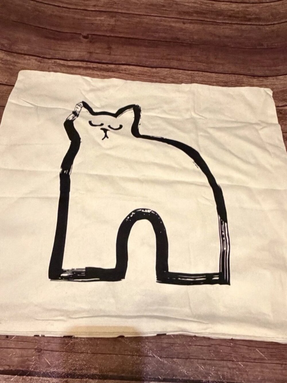 IKEA Tallspinnare Cat Throw Pillow Cover 20” X 20”